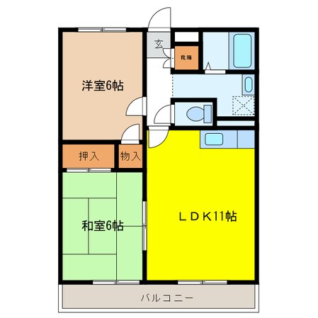 コアロードⅠの物件間取画像